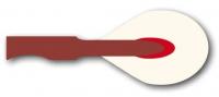 Модель S-M-O, 26 басов, длина 78/70, 54/45, ширина 11/11 мм, махагони, красный унтерфильц, облегчённый вариант