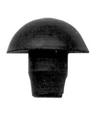 Резиновая пробка, черная, 6 мм, Ø 14/6 мм