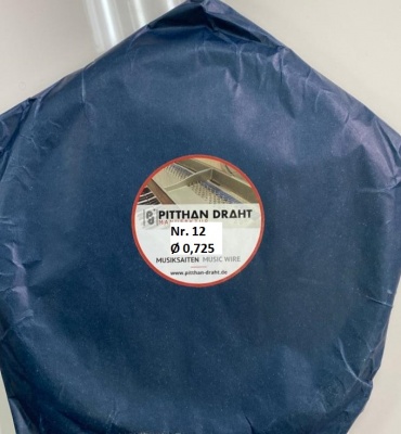 Струнная проволока стальная "Pitthan", круглая, Nr. 12  ; Ø 0,725 мм, 2 кг