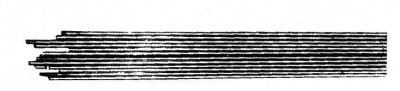 Аксенпроволока , латунь с белым покрытием, Ø 1,05 x 600 мм
