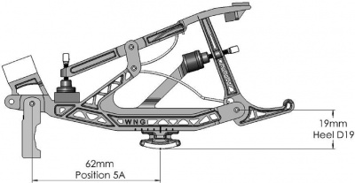Фигура рояльная WESSELL, NICKEL & GROSS; WNG, S&S, 60-68 мм, 19 мм, седло не закреплено, точка вращения смещена вверх