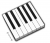 Белые накладки клавиш, пластик, передняя часть 50 мм, МАТОВЫЕ - С ТОРЦОМ