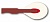 Модель D, 20 басов, длина 82/72, 56/47, ширина 11,4/11,4 мм, махагони, красный унтерфильц