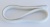 Польстер рулейстика, белый,  плотный, полоска 1400 x 35 мм, толщина примерно 10 мм