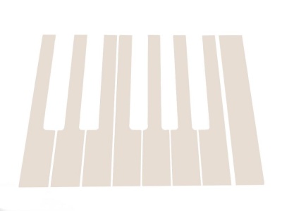 Накладка клавиши, IVORITE имитация слоновой кости, некоторая текстура, оригинал Yamaha от C3, 52штуки